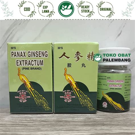 Jual Panax Ginseng 30 Kapsul Panax Ginseng Extractum Pine Brand Ren