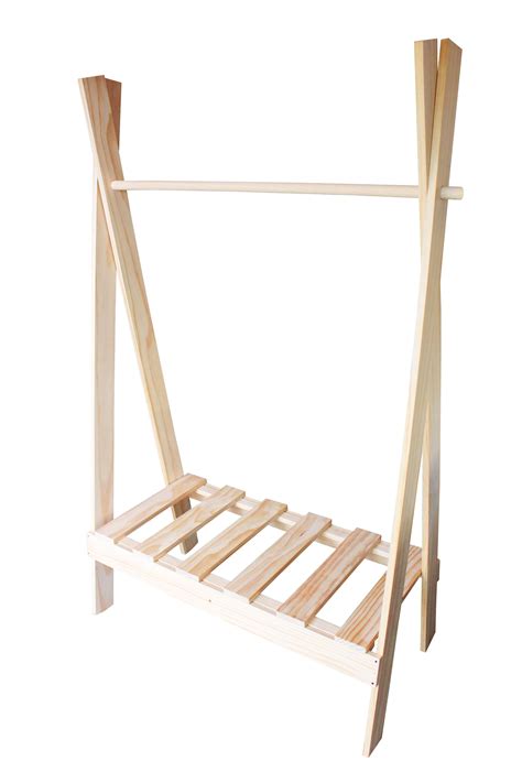Building a wooden clothing rack is not something difficult as you can build your own clothes rack with a few basic tools. Wooden Clothes Rack | Wooden clothes rack, Collapsible ...