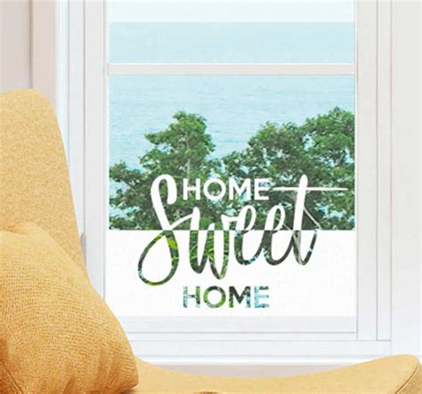 Home Sweet Home Window Decal Tenstickers