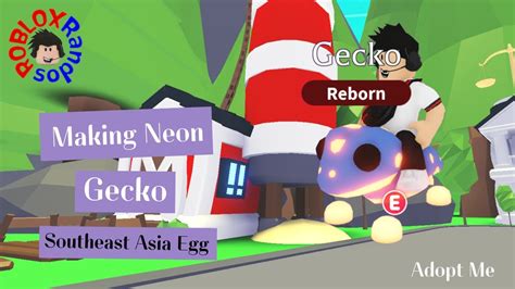 Making Neon Gecko In Adopt Me Roblox Youtube