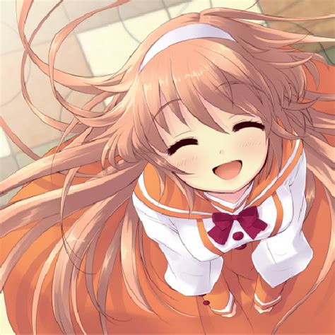 Free Wallpaper Anime Girl Smiling
