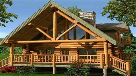 A house plan with a loft is a great way to capitalize on every inch of square footage in a home. Small Log Home with Loft Small Log Cabin Home Designs ...
