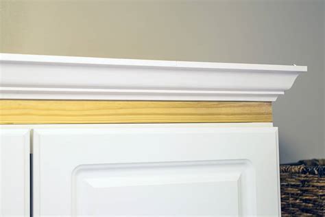 The Easiest Way To Install Crown Molding On Cabinets