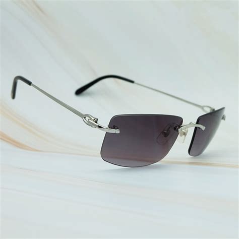 New Popular Unisex Rimless Metal Sunglasses Men Women Brand Carter Sunglass Uv Protect Retro