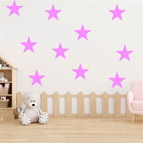 Star Shape Wall Sticker Large Nursery Wall Stickers