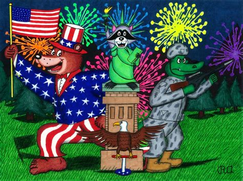 A Furry 4th Of July By Walterringtail On Deviantart
