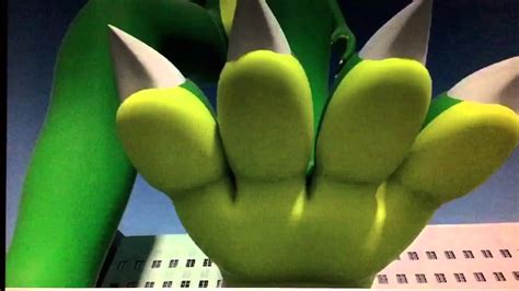 Green Dinosaur Foot Stomp 2 Youtube