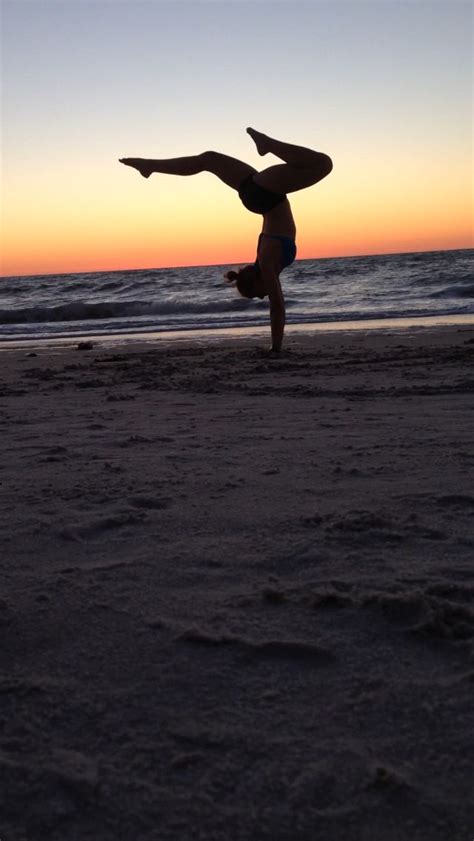 Handstands On The Beach Beach Sunset Beach Outdoor