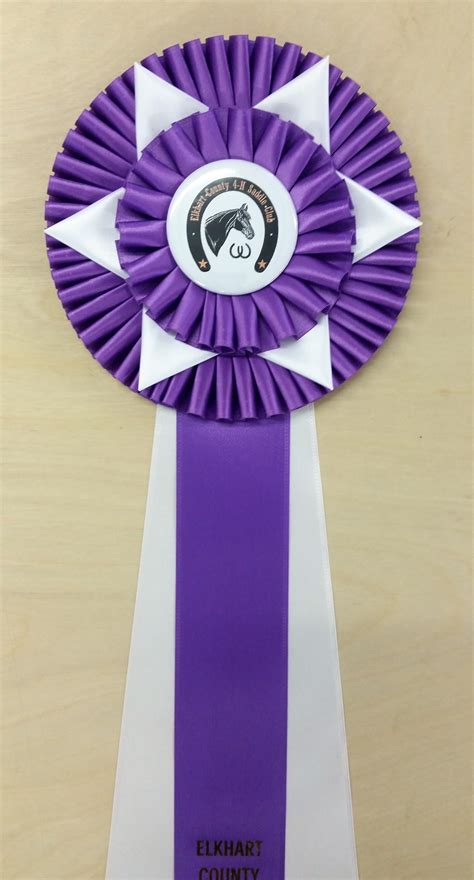 Premium Rosette Champion Ribbon Award Award Ribbon Horse Show