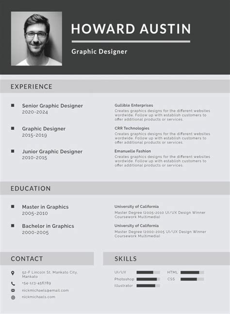 Free Downloadable Cv Templates Microsoft Word Without Picture Relopchecks