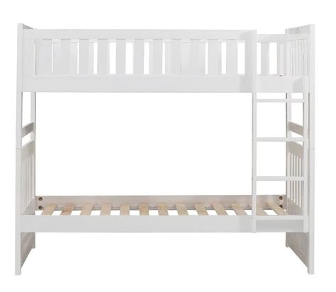 Homelegance Galen Twintwin Bunk Bed In White B2053w 1