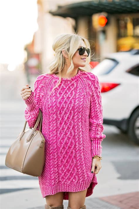 Pink Sweater Dress Chronicles Of Frivolity