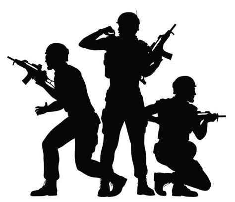 Royalty Free Army Soldier Clip Art Vector Images And Illustrations Istock