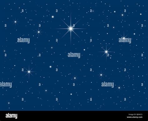 Night Sky Full Of Twinkling Stars Stock Photo Alamy