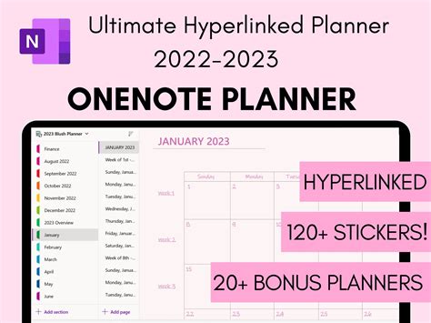 Onenote Calendar Template 2022