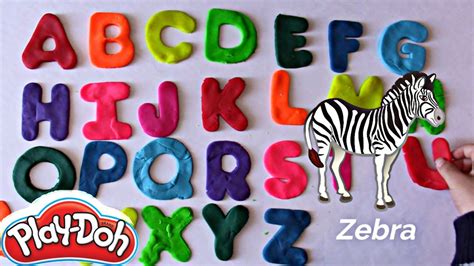 Alphabet Cookie Cutters And Play Doh Learn The Alphabet With Jack