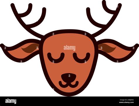 Cute Deer Face Cartoon High Resolution Stock Photography And Images Alamy
