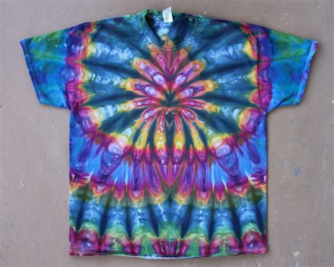 Tie Dye Shirt Extra Large Psychedelic Clothing Trippy Shirt 60s