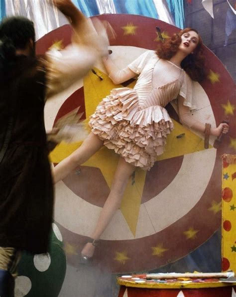 Pin By Bottiicelli On Characterstory Lookbook Steven Meisel Circus Fashion Karen Elson