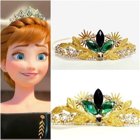 anna crown frozen 2 anna tiara princess anna crown tiara etsy