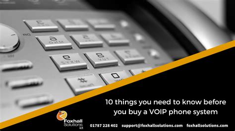 10 Things You Need To Know Before You Buy A Voip Phone System