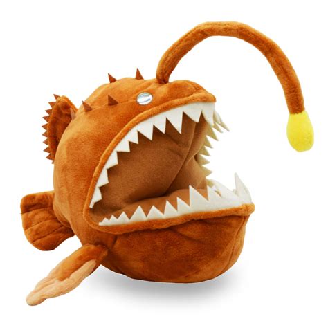 Realistic Anglerfish Stuffed Animal Plush Toy Keaiart