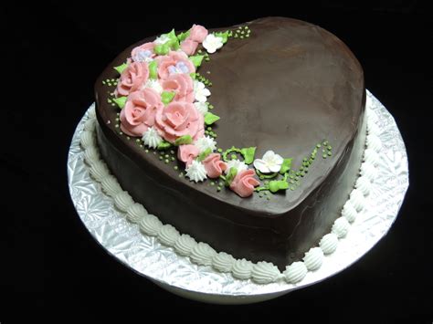 Floral Heart Cake Cakecentral Com