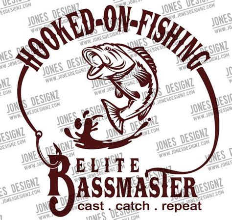 Download SVG Bass Fishing Cutfile, EPS, Vector, DXF, Instant ...