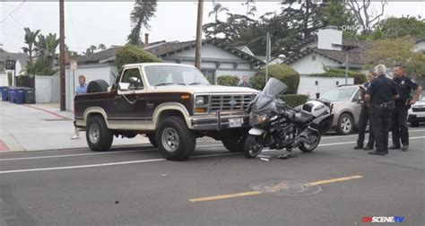 Coronado Motorcycle Officer Injured In Collision With Pickup Truck