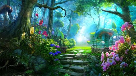 47 Fairy Garden Ideas Enchanted Forest Wonderland Paesaggi Sfondi