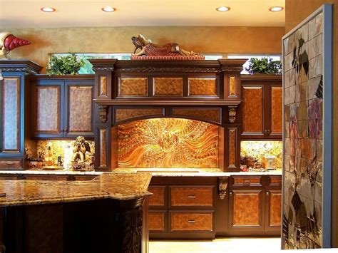 Adding a kitchen backsplash is a practical and affordable change that beautifies your space. 10 Copper Kitchen Backsplash Ideas 2021 (So Shiny)