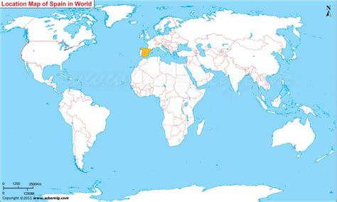 Where Is Spain Where Is Spain Located On The Map