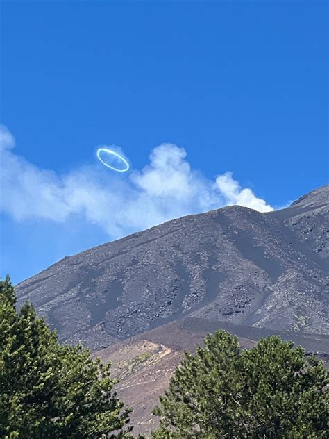 Smoke Rings over Mt. Etna. An active volcano presents an… | by Keith