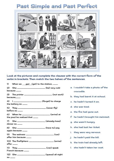 Past Perfect Online Worksheet For Pre Intermediate Teaching English