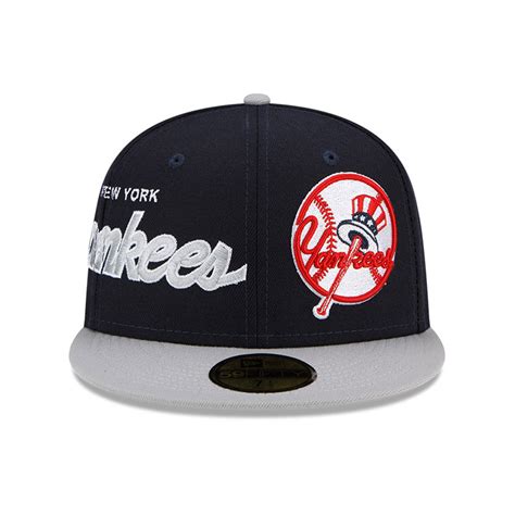 New York Yankees Mlb Doble Logo Navy 59fifty Gorra B3276282 New Era