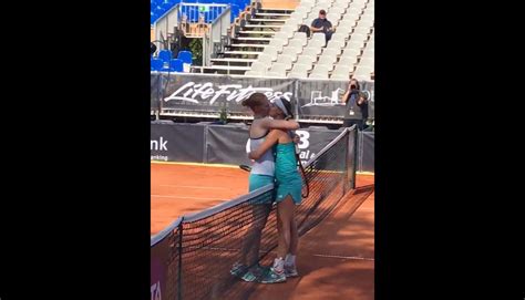 Out Tennis Couple Alison Van Uytvanck And Greet Minnen Share Kiss After WTA Match Star Observer