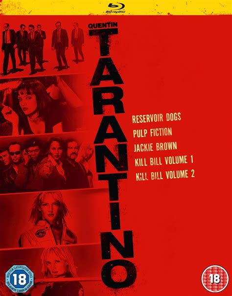 Quentin Tarantino Collection Blu Ray Box Set Free Shipping Over £20