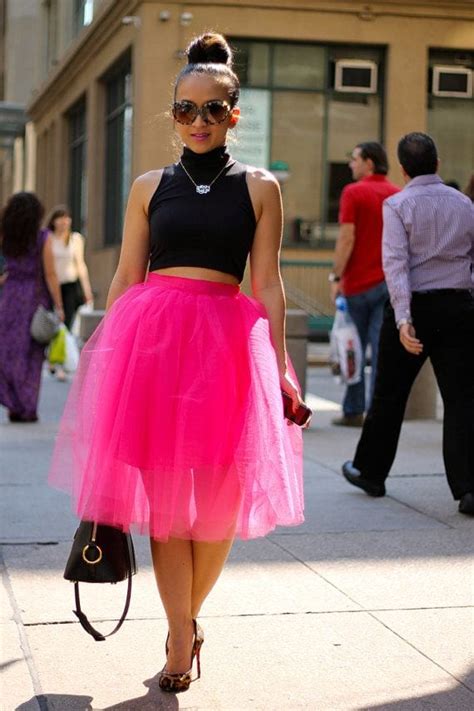 Outfits With Pink Skirts 30 Ideas How To Wear Hot Pink Skirts