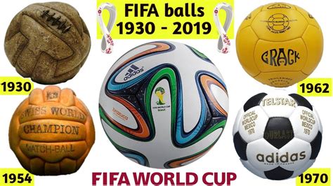 Fifa World Cup Official Match Balls 1930 2019 History Of World Cup