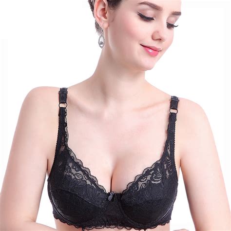 Sexy 34 Cup Bh Lady Women Underwire Padded Up Embroidery Lace Bra 70