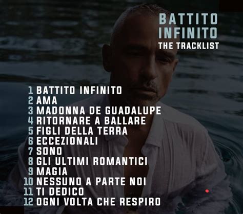 Eros Ramazzotti Mostra A Tracklist De Battito Infinito
