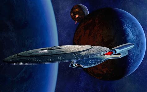 Star Trek Uss Enterprise Spaceship Space Planet Wallpapers Hd