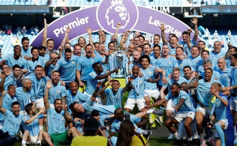 Manchester City Crowned Champions Of Premier League 2017 18 Season At