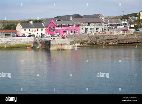 Kilronan Harbour And Village Inishmore Aran Islands County Clare