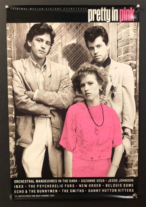 Pretty In Pink 1986 Original Soundtrack Movie Poster Hollywood