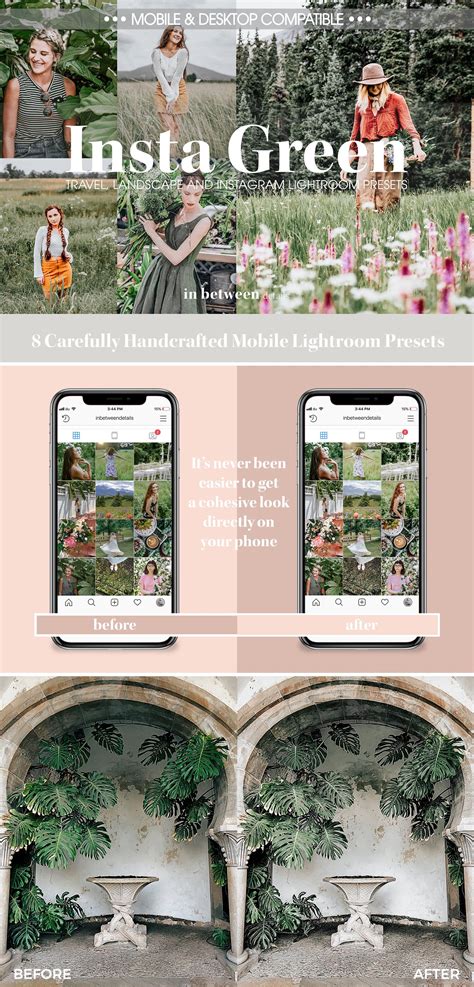 • thank you for downloading the 10 moody green lightroom presets. Insta Green Lightroom Mobile Presets | Lightroom presets ...