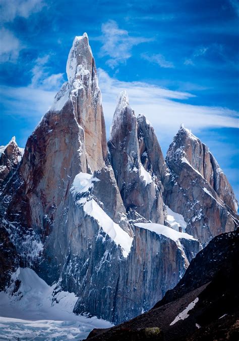 Cerro Torre Mountain Landscape Landscape Scenery Scenery