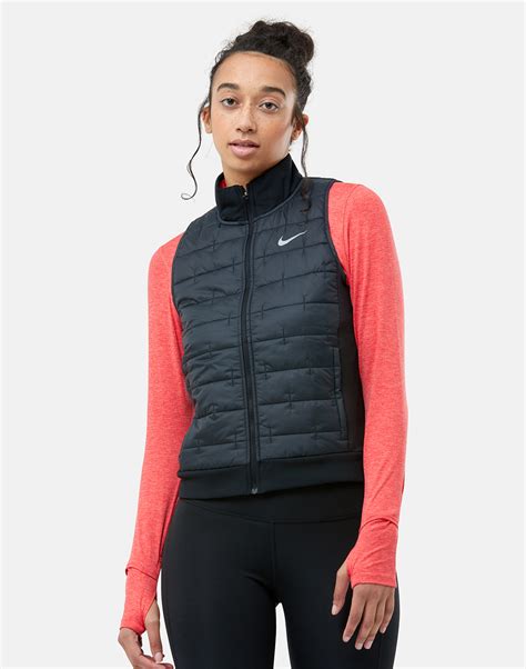 Nike Womens Therma Fit Synthetic Fill Vest Black Life Style Sports Eu