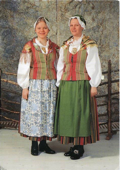 People In Traditional Dress Traditional Dress Of Finland