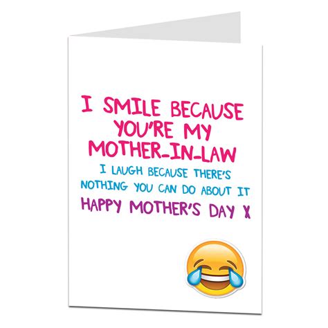 Mothers Day Card For Mother In Law Limalima